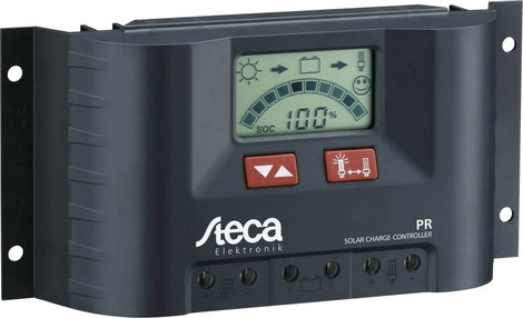 Steca PR 1515 Napelem töltésszabályozó PWM 12 V, 24 V 15 A 3. kép