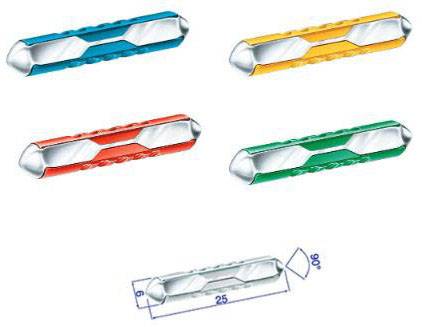 ESKA Blade-fuses 300.800 Torpedó biztosíték 5 A, 8 A, 16 A, 25 A Fehér, Piros, Sárga, Kék 20 db 2. kép