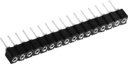 W & P Products Hüvelysor (precíziós) Sorok száma: 1 Pólusok száma sorozatonként: 3 257-003-1-50-00-6