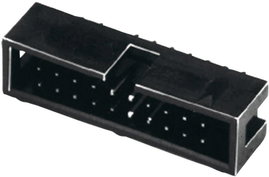 W & P Products 137-26-1-00-2 Tűs kapocsléc Raszterméret: 2.54 mm Pólusok száma: 26 Sorok száma: 2 1 