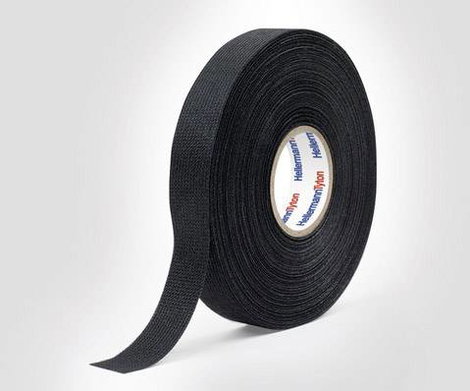 HellermannTyton HTAPE-PROTECT300-PET-BK 712-10001 Szigetelőszalag (H x Sz) 25 m x 19 mm 1 db