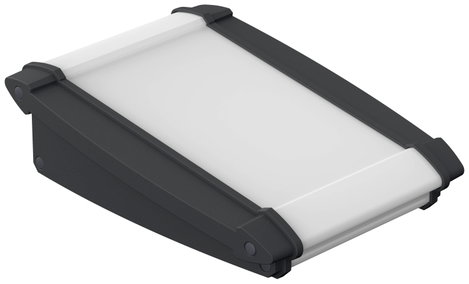 Bopla ALU-TOPLINE ATPH 1850-100 Pultos műszerdobozok 100 x 181 x 53 Alumínium, ABS Grafitszürke (RAL