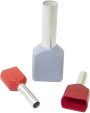 WKK 6239 Iker érvéghüvely 0.5 mm² Részlegesen szigetelt Fehér 500 db bélyegkép
