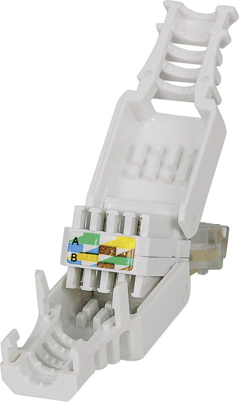 Intellinet Intellinet 790482 cavo di collegamento RJ45 Bianco (RJ45 PLUG TOOL LESS- - MODUL Intellin 2. kép