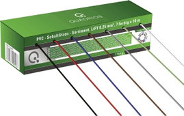 Quadrios 19011CA085 Huzal LiFY 1 x 0.25 mm² Kék, Barna, Zöld, Sárga, Szürke, Piros, Fekete, Fehér 70