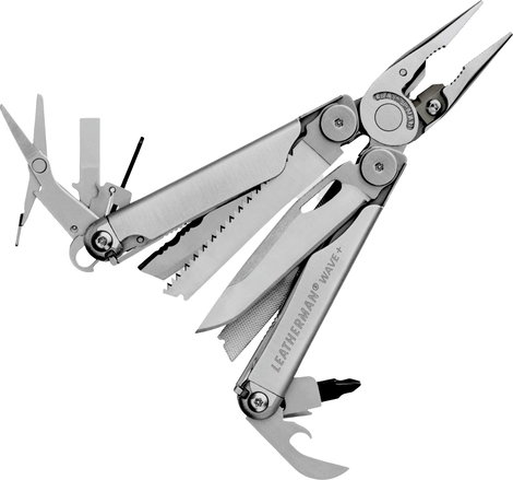 Többfunkciós zsebszerszám, 18 funkció, Leatherman WAVE Plus LTG832524
