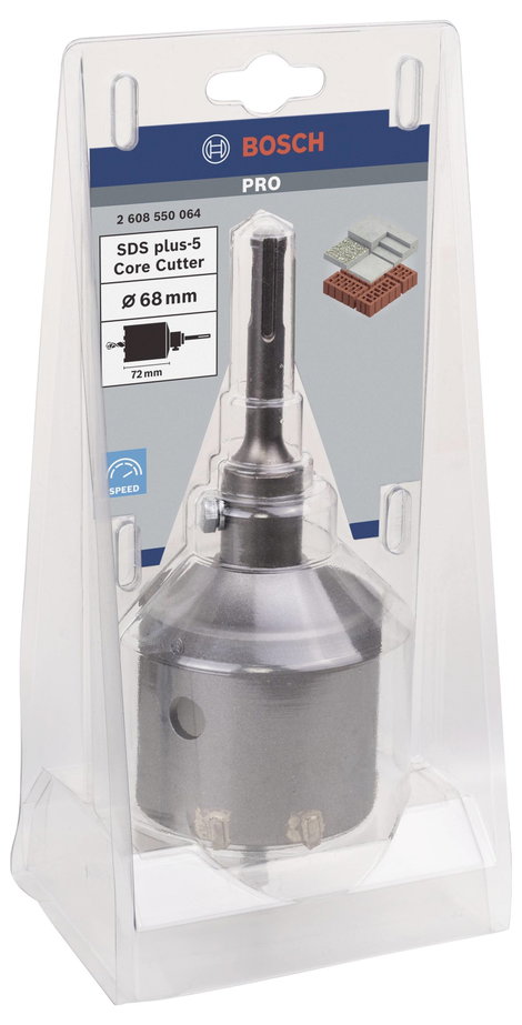 Bosch Accessories 2608550064 Üregfúró korona 3 részes 68 mm 1 készlet 3. kép