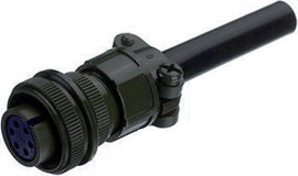 Fujikura 3106A 14S 6S/C Kerek dugó Alj, egyenes Össz pólusszám: 6 Sorozat (kerek csatlakozók): DMS 1
