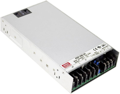 Zárt AC/DC tápegység modul 21 A 504 W 24 V/DC, Mean Well RSP-500-24