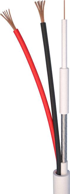 ELAN 82251 Audio- és videókábel 2 x 0.50 mm² Fehér méteráru