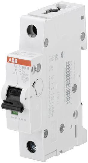 ABB 2CDS271001R0165 S201M-B16 Vezeték védőkapcsoló 1 pólusú 16 A