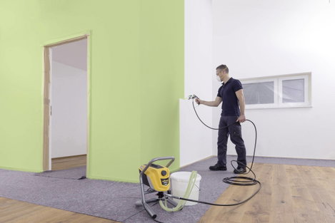 Festékszóró rendszer 550 W, szállítási mennyiség max. 1250 ml/perc, Wagner Control Pro 250 M 2. kép