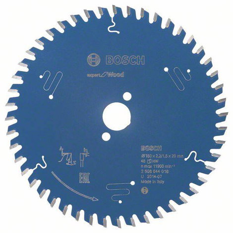 Bosch Accessories Expert for Wood 2608644018 Körfűrészlap 160 x 20 x 1.6 mm Fogak száma (collonként)