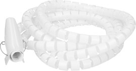 Cablehome 128535 Spiráltömlő Fehér Műanyag 1 db