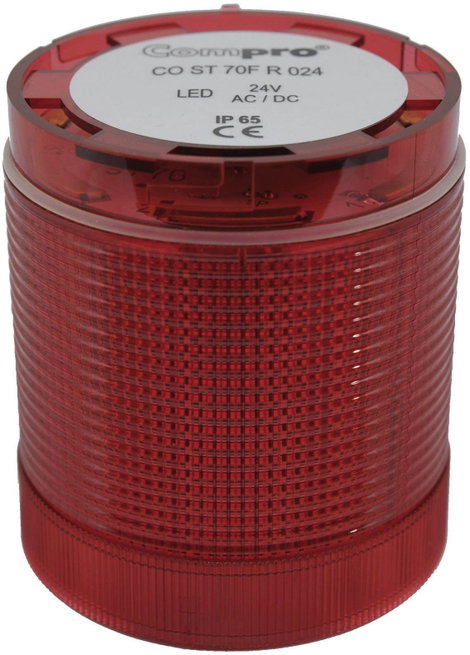 ComPro Jelző oszlop elem CO ST 70 RL 024 6F CO ST 70 LED Piros 1 db