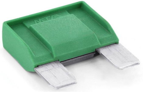 TRU COMPONENTS 8551196 Maxi laposbiztosíték 30 A Zöld 1 db