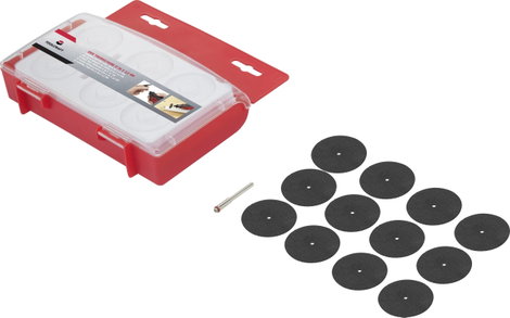 TOOLCRAFT TO-6449343 Vágótárcsa készlet 38 mm 1 készlet Fém, Nemesacél, Kő, Csempe, Márvány, Műanyag 11. kép