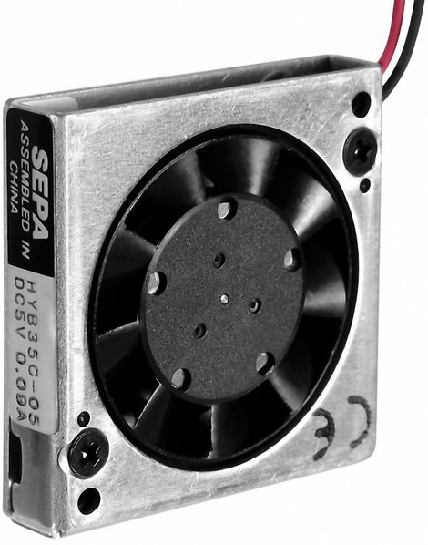 SEPA HYB35C05A Axiális ventilátor 5 V/DC 1.6 m³/óra (H x Sz x Ma) 35 x 35 x 7.5 mm