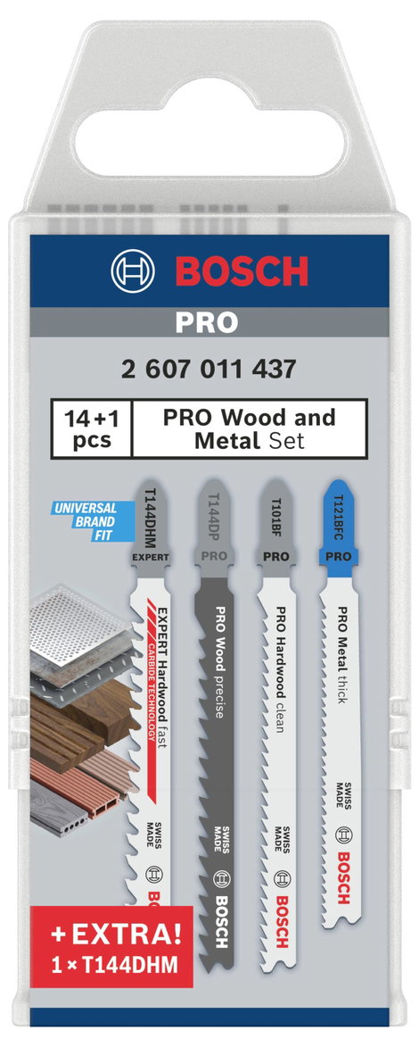 Bosch Accessories 2607011437 JSB, fa és fém, 15 darabos csomag 15 db 3. kép