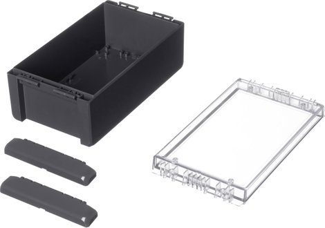 Bopla Bocube B 221309 PC-V0-G-7024 96025234 Kültéri ház Polikarbonát V0 Grafitszürke (RAL 7024) 1 db 2. kép