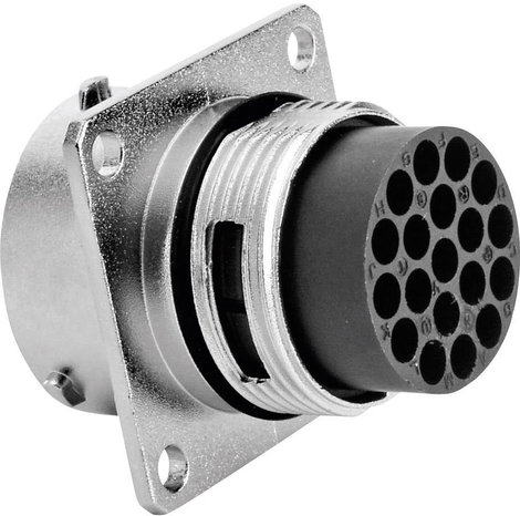 Amphenol RT0016-19PNH Kerek dugó Dugó, egyenes Össz pólusszám: 19 Sorozat (kerek csatlakozók): RT360 3. kép