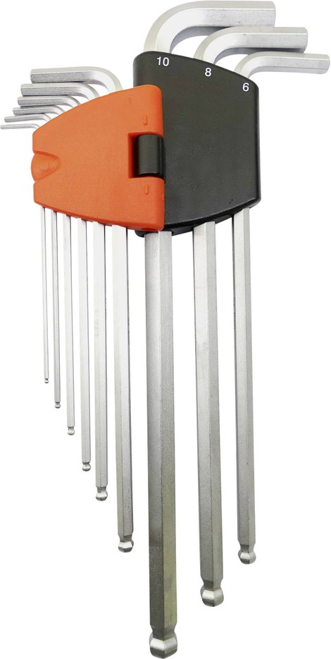 TOOLCRAFT Belső hatlap Hajlított csavarhúzó készlet 9 részes 2. kép