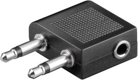 SpeaKa Professional SP-7869752 Jack Audio Y adapter [2x Jack dugó, 3,5 mm-es - 1x Jack alj, 3,5 mm-e