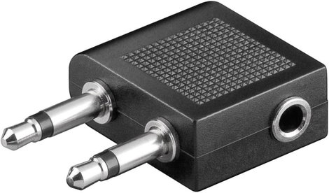 SpeaKa Professional SP-7869752 Jack Audio Y adapter [2x Jack dugó, 3,5 mm-es - 1x Jack alj, 3,5 mm-e