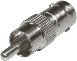 SpeaKa Professional SP-7869896 RCA / BNC Átalakító [1x RCA dugó - 1x BNC aljzat] Ezüst