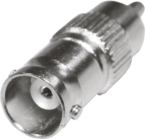 SpeaKa Professional SP-7869896 RCA / BNC Átalakító [1x RCA dugó - 1x BNC aljzat] Ezüst 2. kép