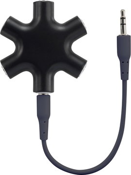SpeaKa Professional SP-7870556 Jack Audio Y adapter [1x Jack alj, 3,5 mm-es - 5x Jack alj, 3,5 mm-es