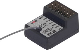 Reely BS-6 6 csatornás vevő 2,4 GHz Dugaszoló rendszer JR
