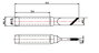TOOLCRAFT N9-5 Forrasztó patron Mérőhegy, 45° Hegy méret 5 mm Csúcs hossza 44 mm Tartalom, tartalmi 5. bélyegkép