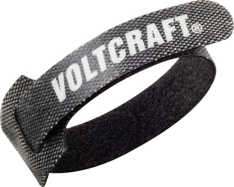 VOLTCRAFT Ragasztós kábelkötöző 420mm (H x Sz) 420 mm x 12 mm Sötétszürke 10 db 4. kép