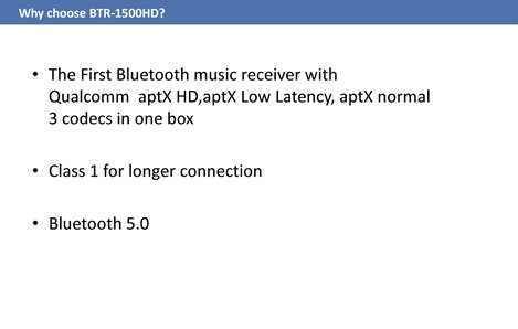 Bluetooth zene vevő Bluetooth 5.0, AptX technológia, 20 m, Renkforce RF-4294750 6. kép