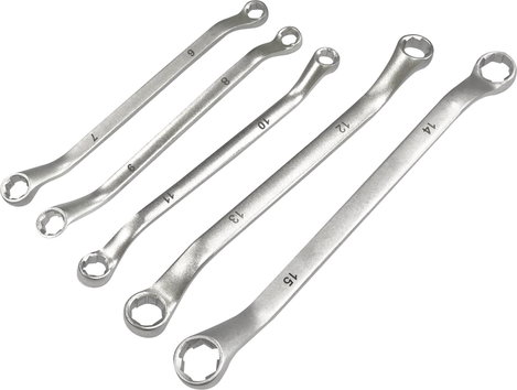 Kunzer 7SLS05 Kettős gyűrűskulcs készlet 6 - 15 mm