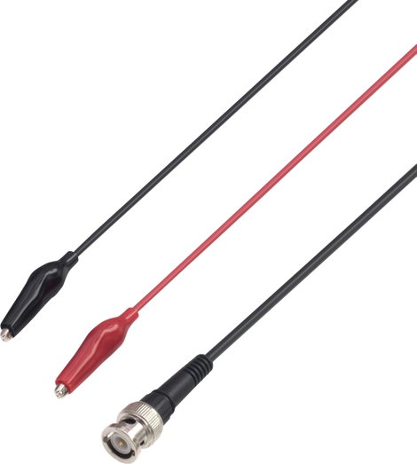 VOLTCRAFT MSC-100 BNC mérővezeték 114.00 cm Fekete, Piros 2. kép