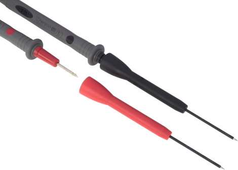 VOLTCRAFT MSS-101 Biztonsági mérőfej készlet 2 mm-es alj Fekete, Piros 1 készlet 3. kép