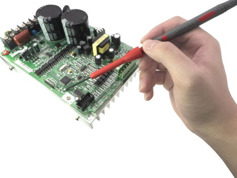 VOLTCRAFT MSS-101 Biztonsági mérőfej készlet 2 mm-es alj Fekete, Piros 1 készlet 4. kép