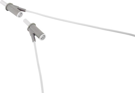 Nagyon hajlékony, [lamellás dugó, 4 mm - lamellás dugó, 4 mm], 10 A, MSB-501 3. kép