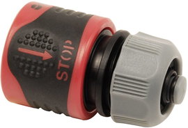 TOOLCRAFT TO-4850088 Műanyag Tömlő összekötő darab 13 mm (1/2) Ø Vízelzáró