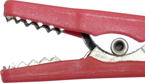 VOLTCRAFT MSK-104 Krokodilcsipesz 4 mm-es dugó CAT III 1000 V, CAT IV 600 V Fekete, Piros 3. kép