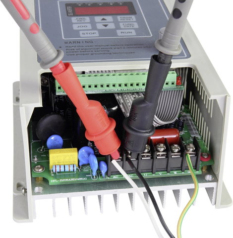 VOLTCRAFT MSK-111 Krokodilcsipesz 2 mm-es dugó CAT III 1000 V, CAT IV 600 V Fekete, Piros 3. kép