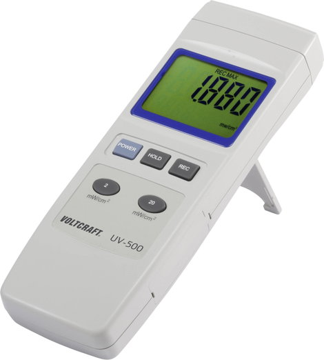 Digitális UV mérő 0.002 - 19.99 mW/cm², Voltcraft UV-500 2. kép