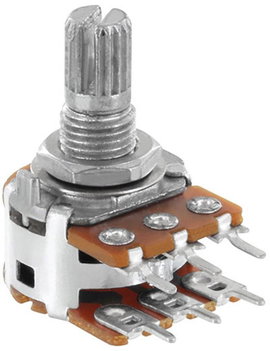 Alpha RV16A01F20KA10KM RV16A01F20KA10KM Forgató potenciométer Sztereó 0.05 W 10 kΩ 1 db
