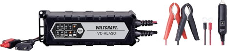 Automatikus autó akkutöltő 6 V 12 V 4,5 A, VOLTCRAFT VC-AL450