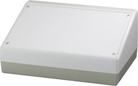 OKW AS054486 Pultos műszerdobozok 220 x 100 x 156 ABS, Alumínium Alumínium (eloxált) 1 db