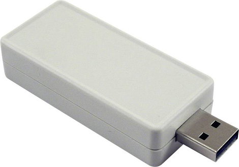 Hammond Electronics 1551USB3TSK Műszerdobozok USB csatlakozókhoz ABS Átlátszó (diffúz) 1 db 3. kép