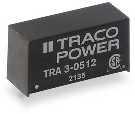 TracoPower TRA 3-1219 DC/DC feszültségváltó, nyák 12 V/DC 9 V/DC 333 mA 3 W Kimenetek száma: 1 x Tar