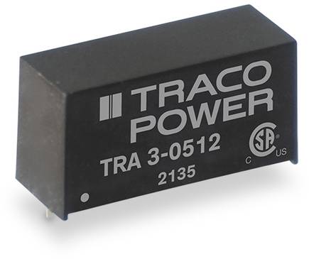 TracoPower TRA 3-1219 DC/DC feszültségváltó, nyák 12 V/DC 9 V/DC 333 mA 3 W Kimenetek száma: 1 x Tar